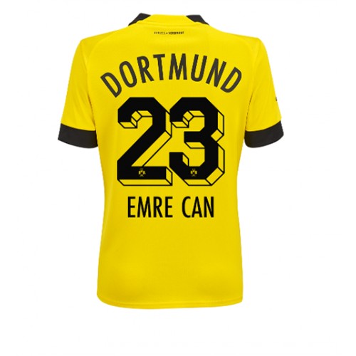 Fotbalové Dres Borussia Dortmund Emre Can #23 Dámské Domácí 2022-23 Krátký Rukáv